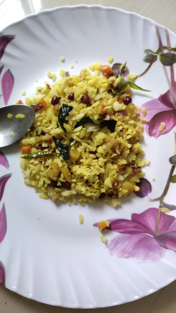 भारतीय पोहा नाश्ता
